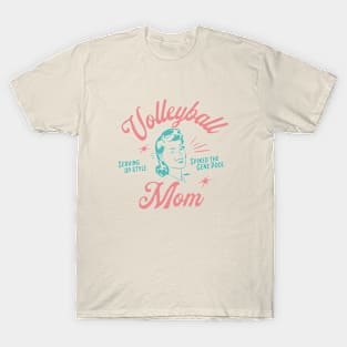 Volleyball Mom (Spiked the Gene Pool) T-Shirt